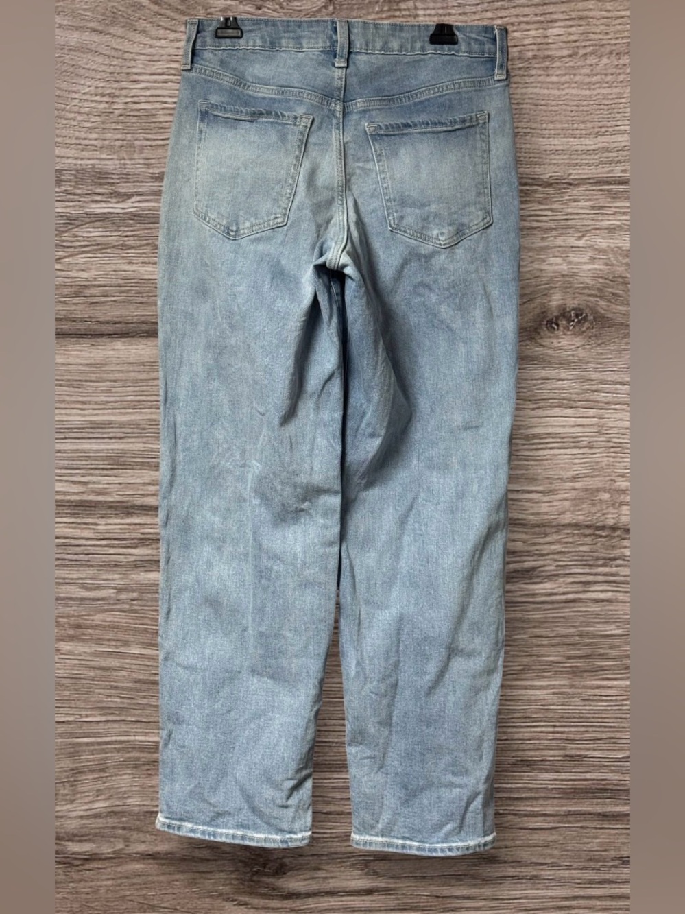Old Navy High-Waisted O.G. Loose Rhinestone-Embellished Jeans in a light wash - Picture 2 of 9